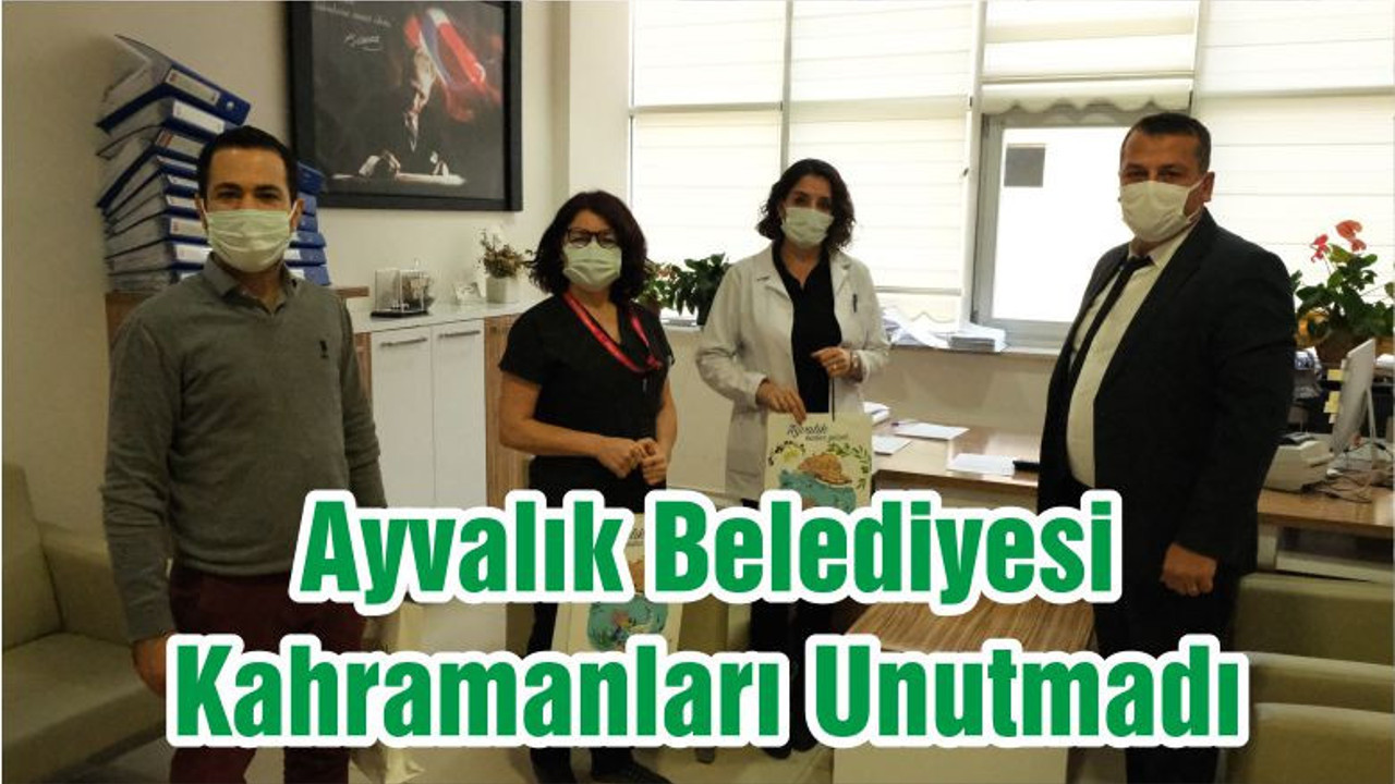 Ayvalık Belediyesi Kahramanları Unutmadı