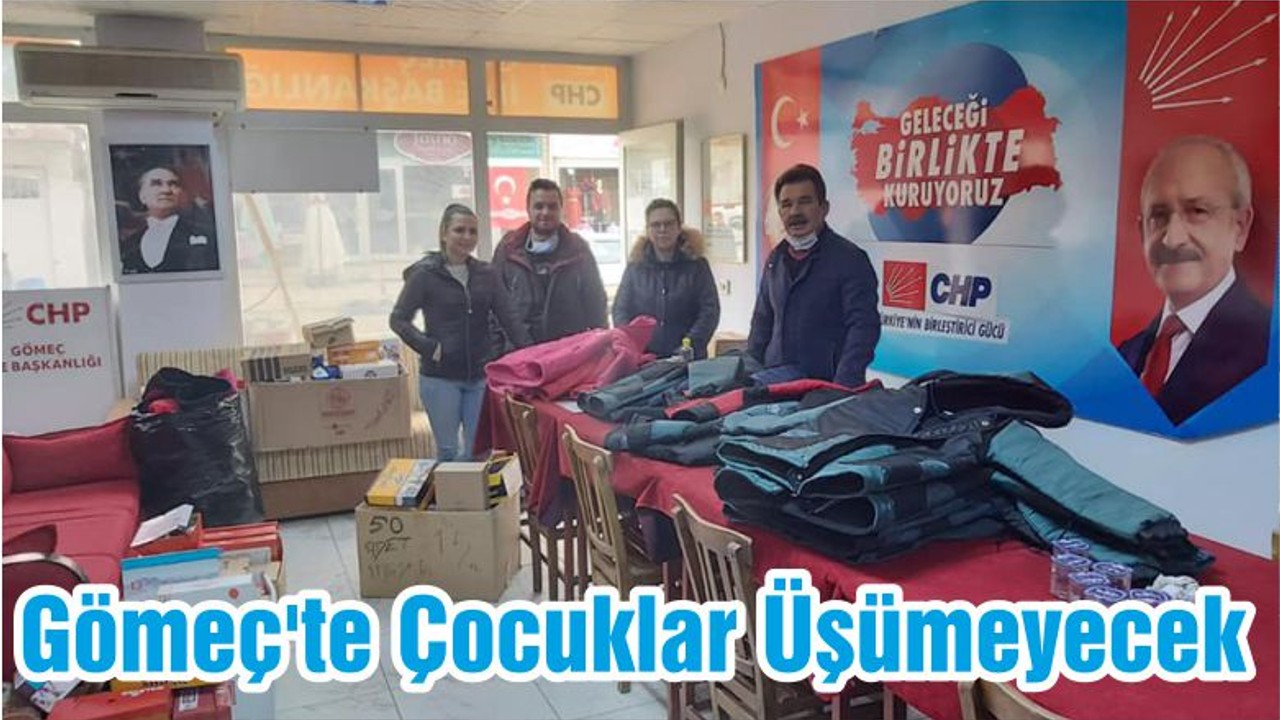 Gömeç'te Çocuklar Üşümeyecek