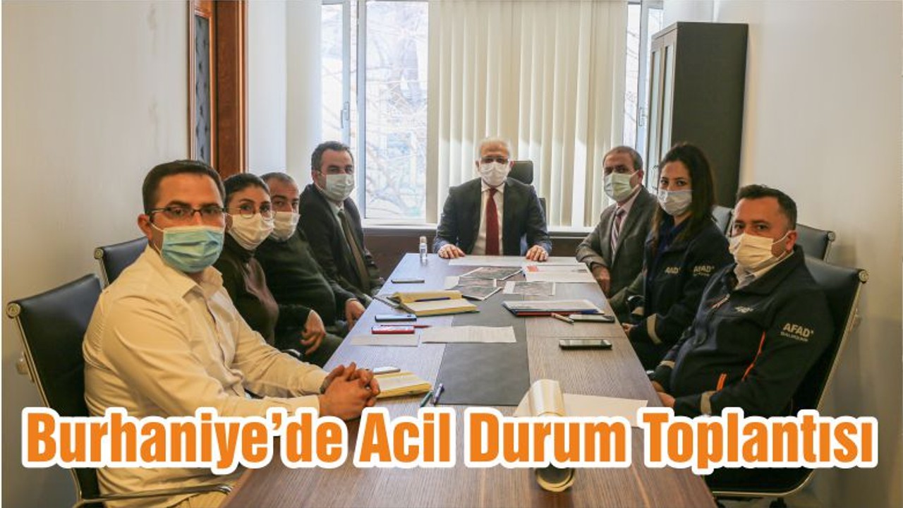 Burhaniye’de Acil Durum Toplantısı