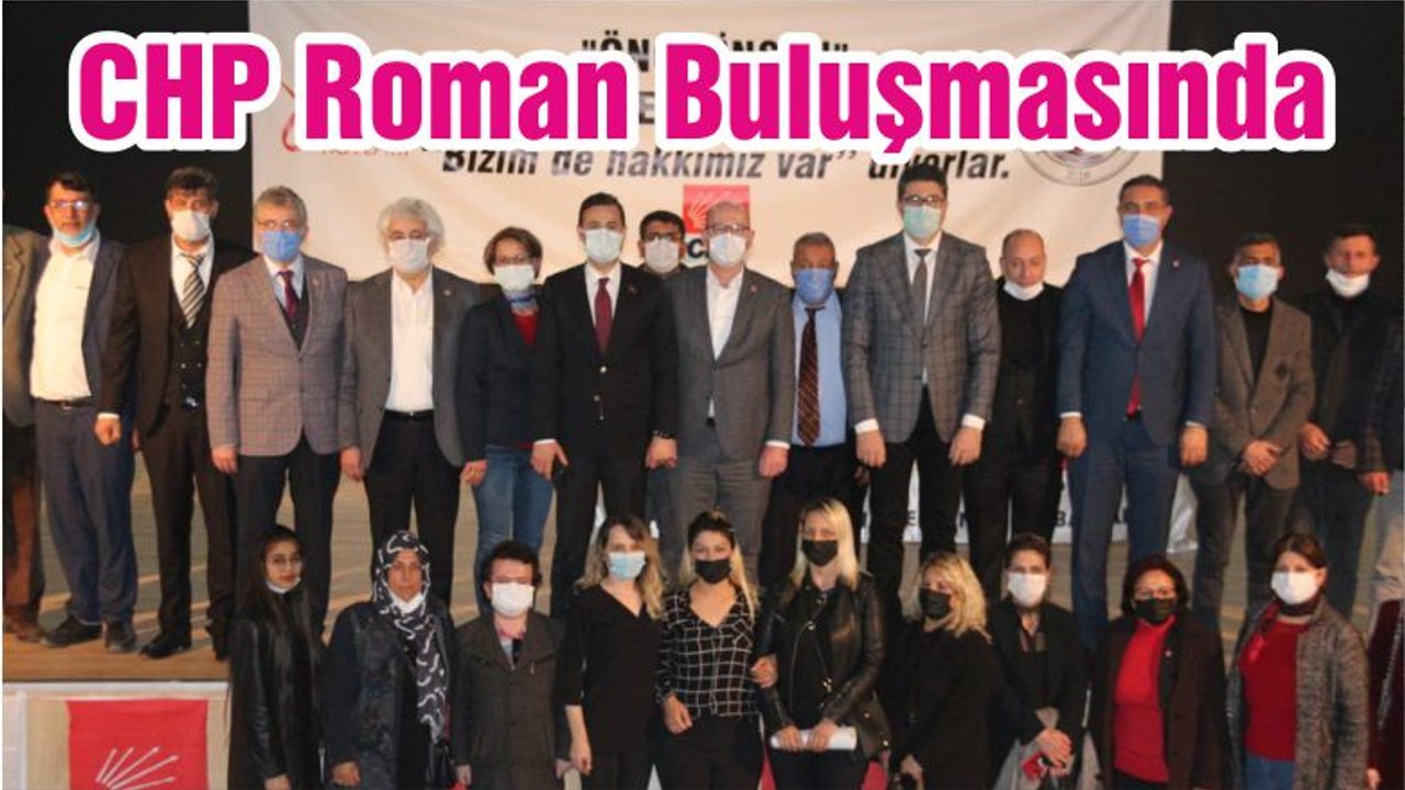 CHP Balıkesir Teşkilatı Roman Buluşmasında
