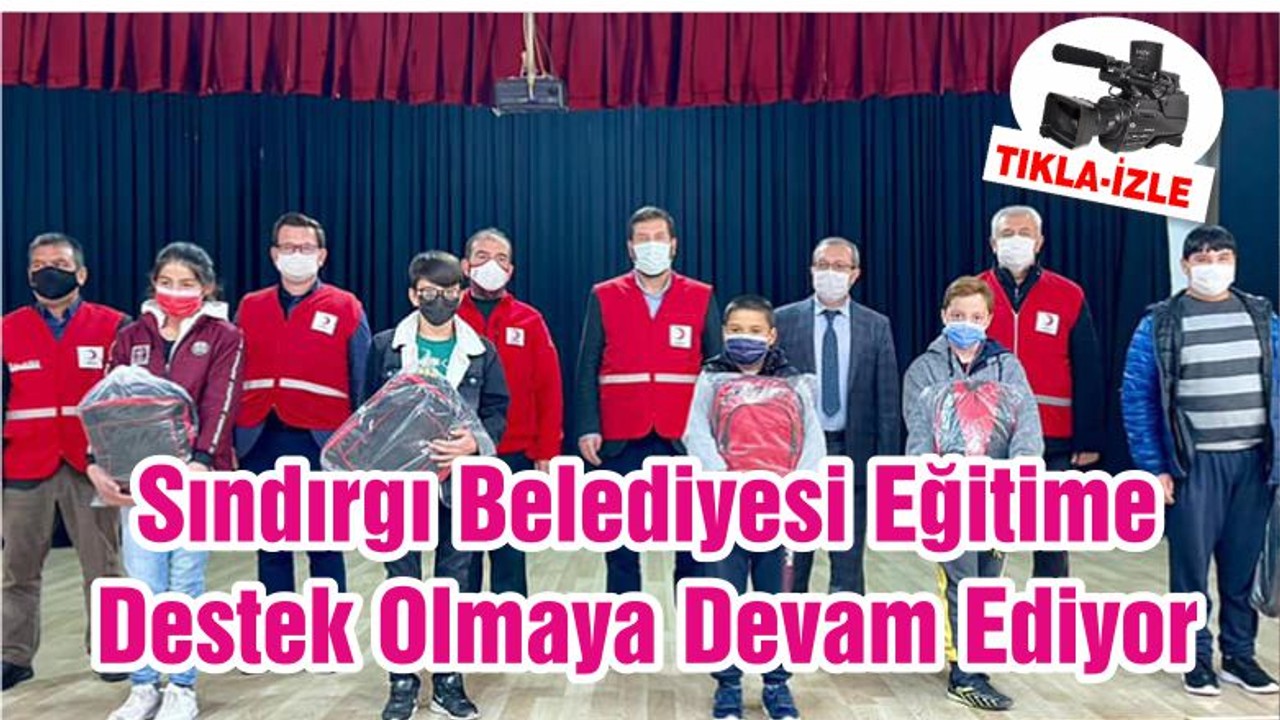 Sındırgı Belediyesi Eğitime Destek Olmaya Devam Ediyor
