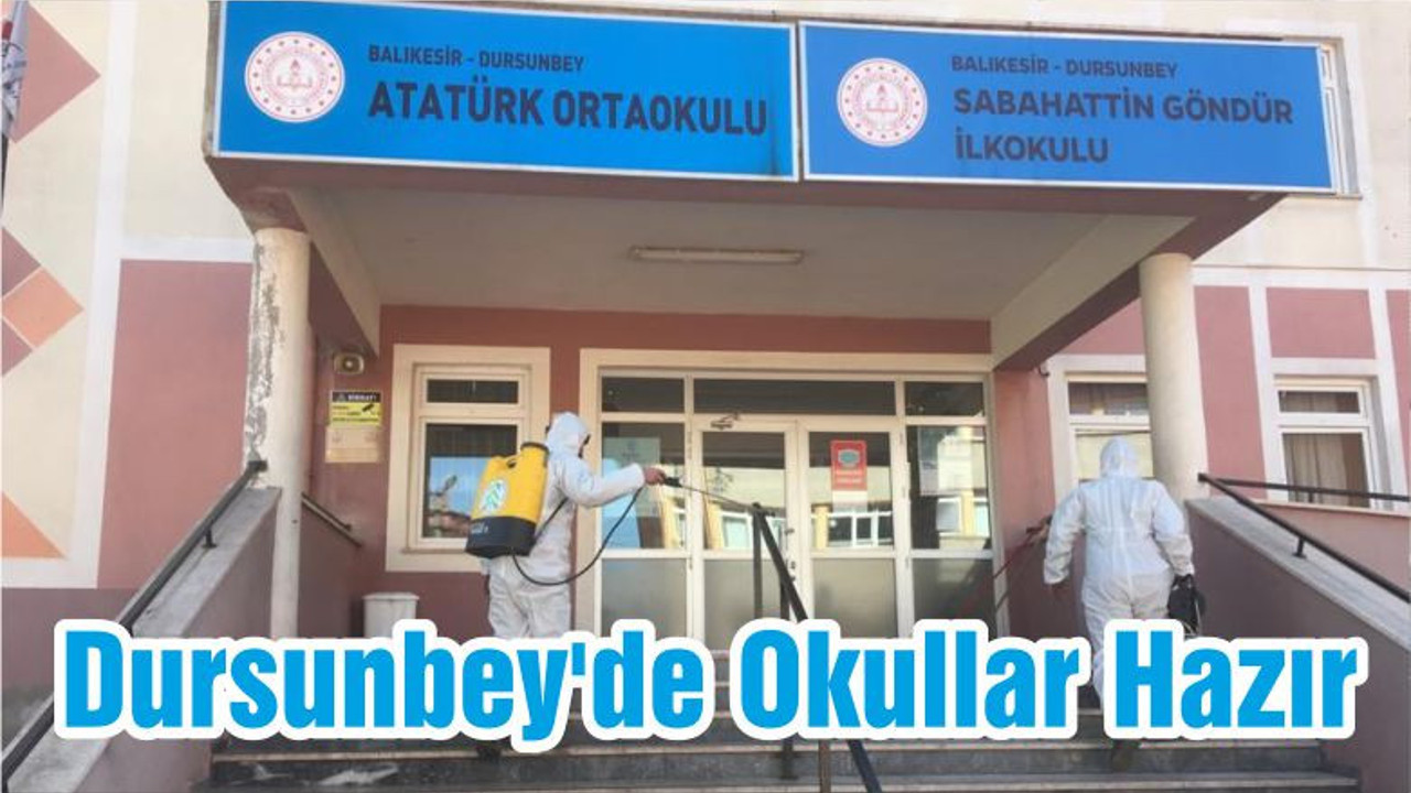 Dursunbey'de Okullar Hazır