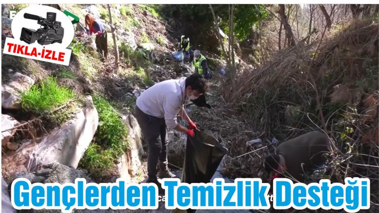 Gençlerden Temizlik Desteği
