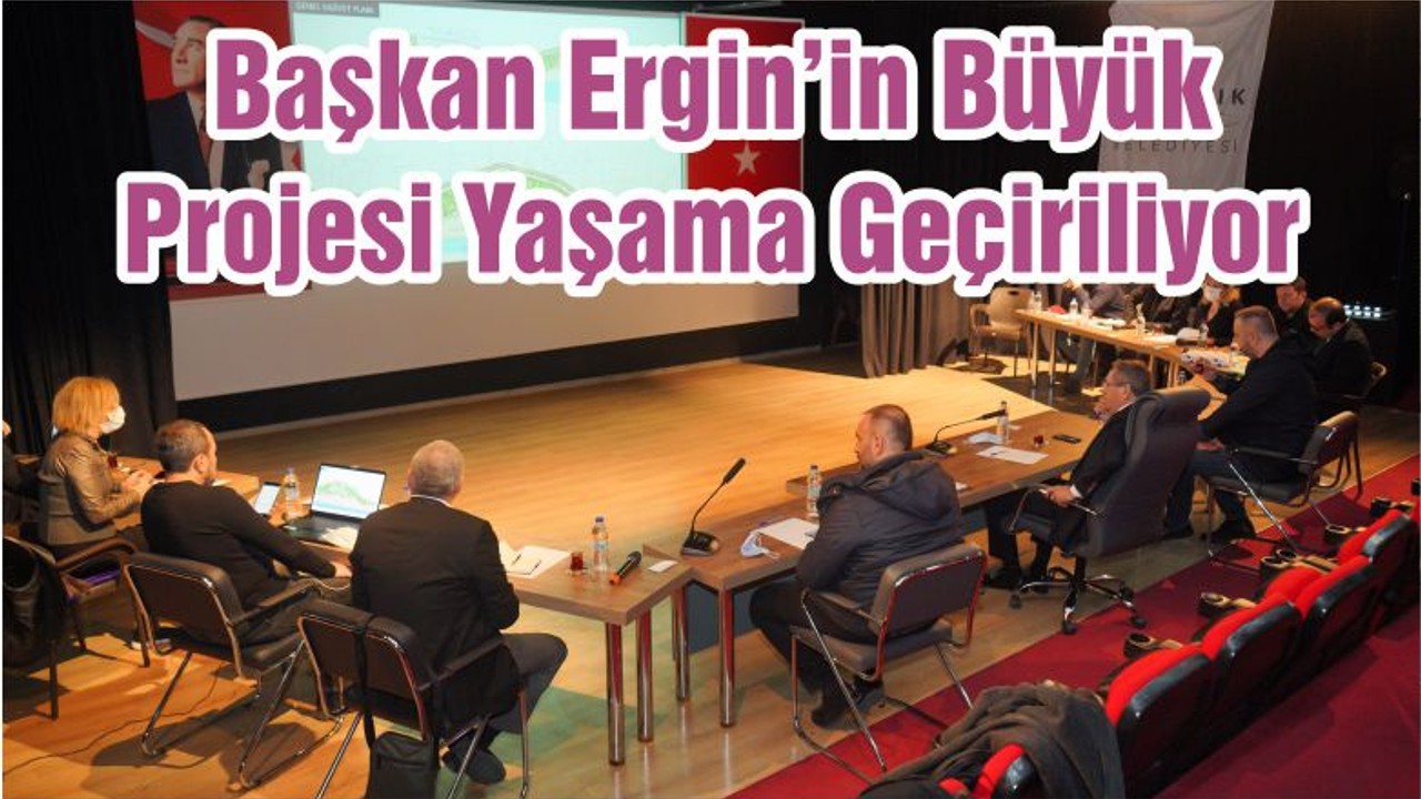 Başkan Ergin’in Büyük Projesi Yaşama Geçiriliyor