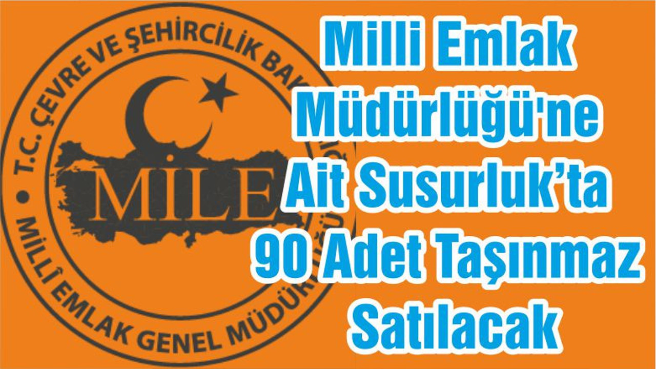 Milli Emlak Müdürlüğü'ne Ait Susurluk’ta 90 Adet Taşınmaz Satılacak