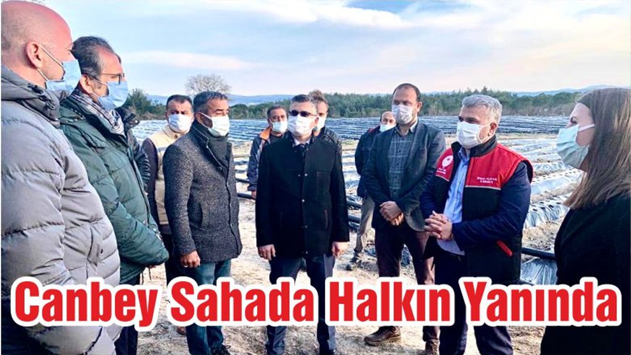 Canbey Sahada Halkın Yanında