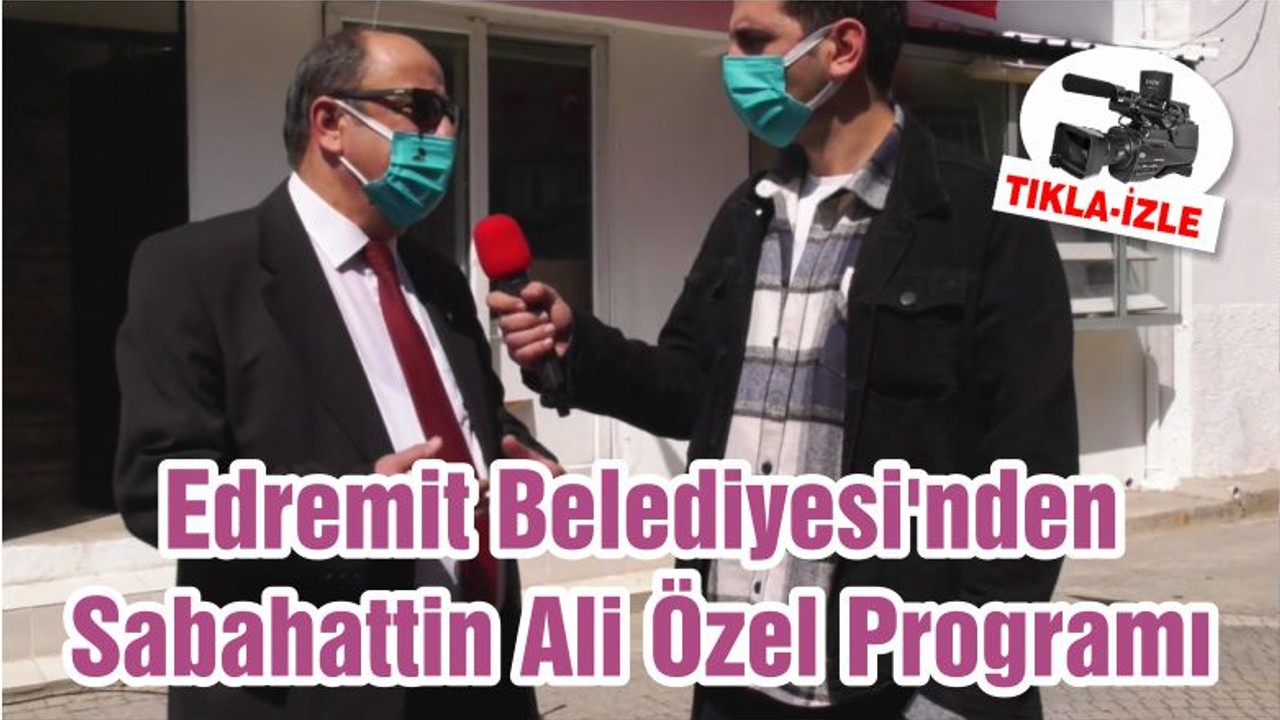 Edremit Belediyesi'nden Sabahattin Ali Özel Programı