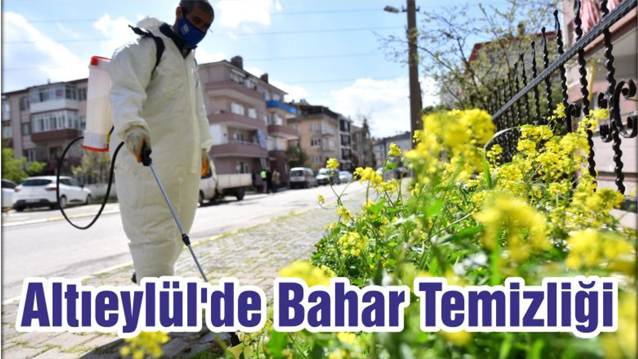 Altıeylül'de Bahar Temizliği