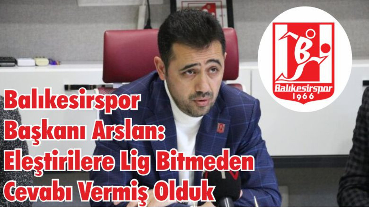 Balıkesirspor'da Ligde Kalma Sevinci Var
