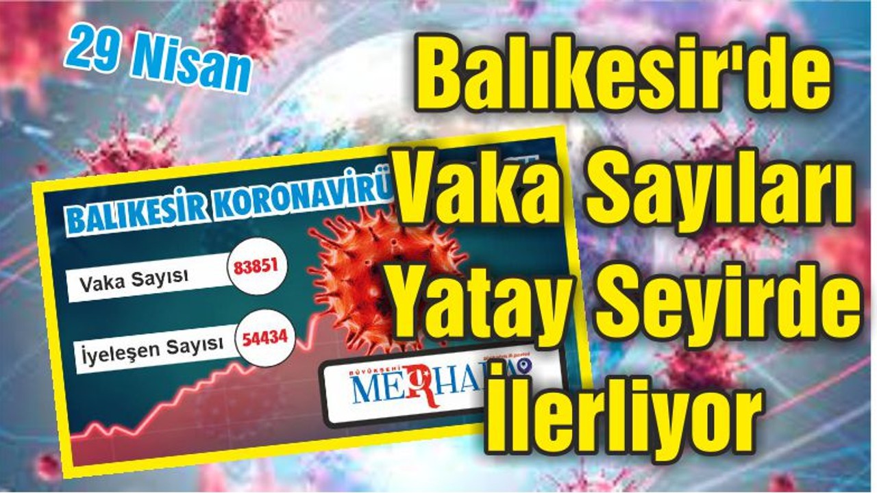 Balıkesir'de Vaka Sayıları Yatay Seyirde İlerliyor