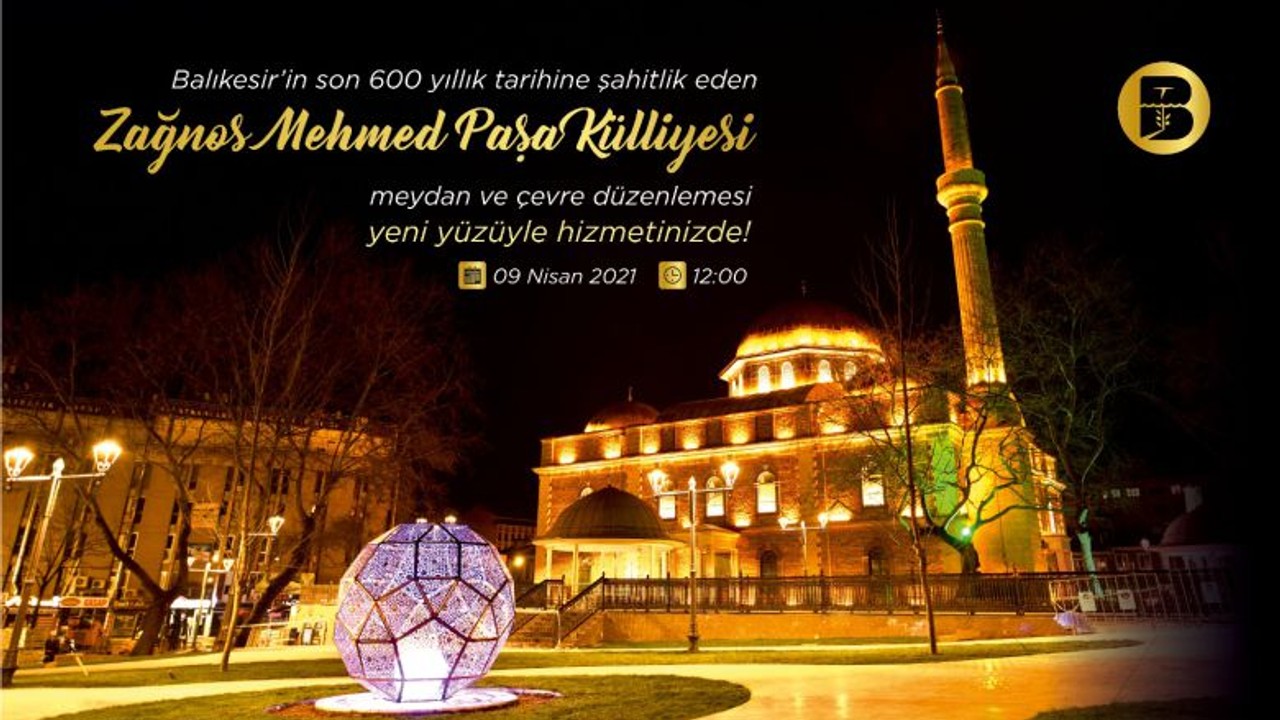 Zağnospaşa Meydanı Hizmete Açılıyor