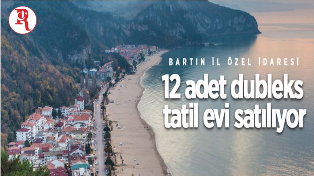 Bartın İnkum'da 12 Adet Dubleks Tatil Evi İhale İle Satılacak