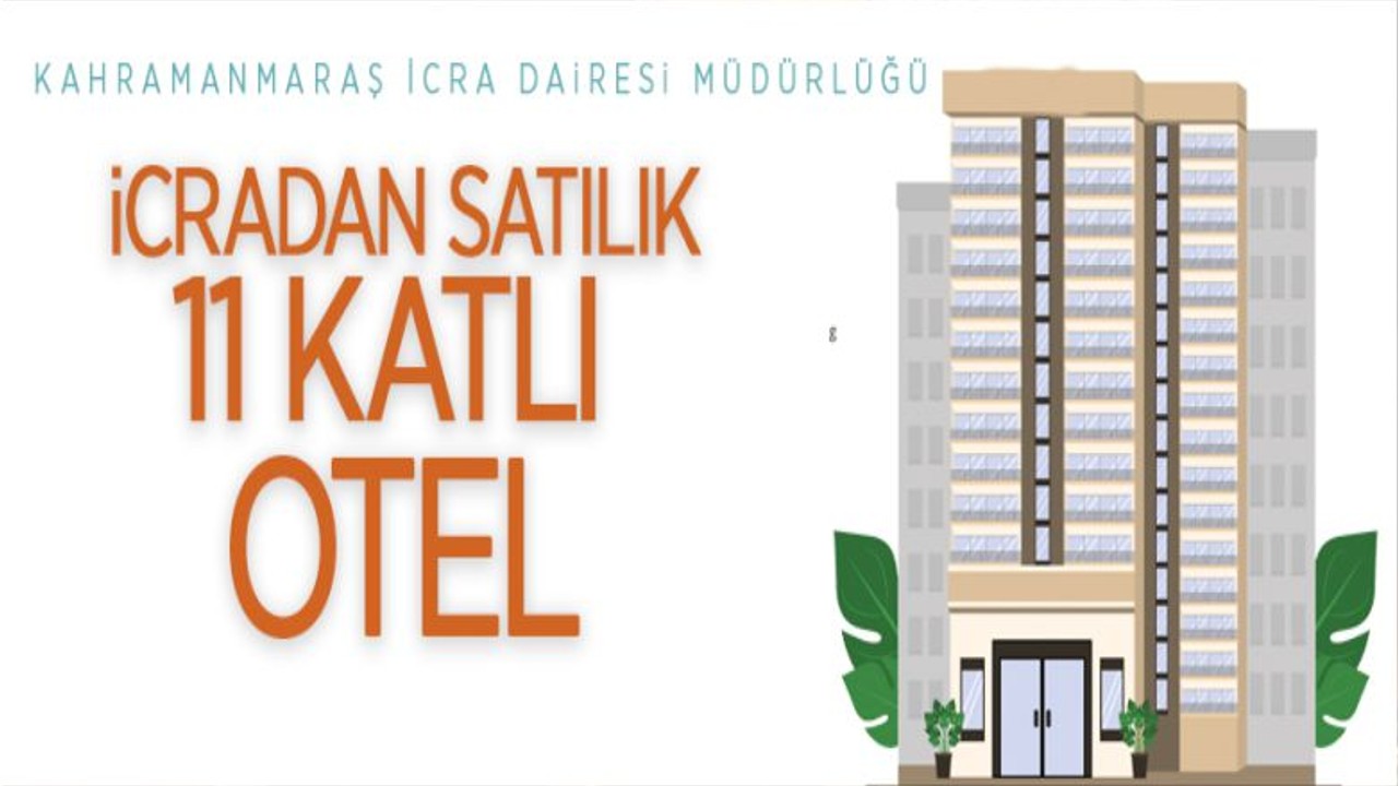 İcradan Satılık 11 Katlı Otel