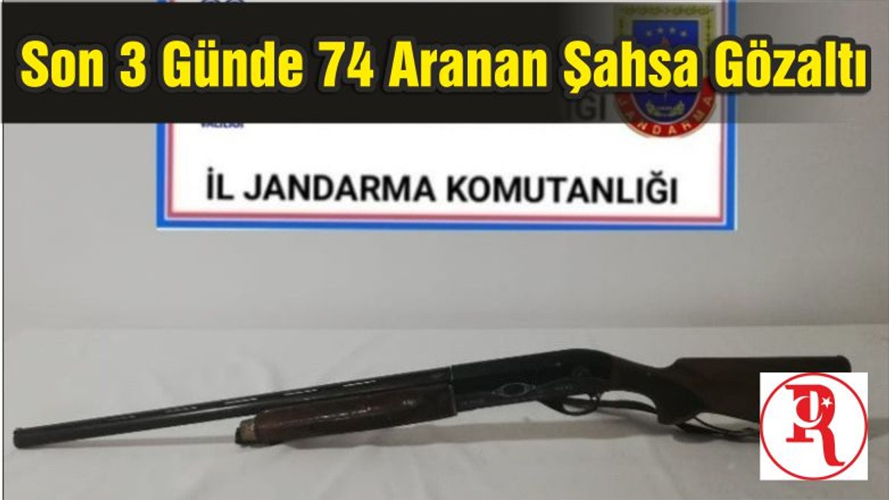 Balıkesir'de Son 3 Günde 74 Aranan Şahsa Gözaltı