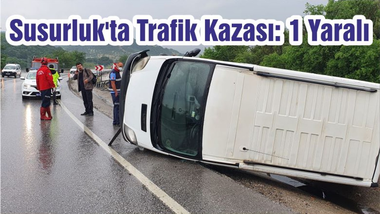 Susurluk'ta Trafik Kazası: 1 Yaralı