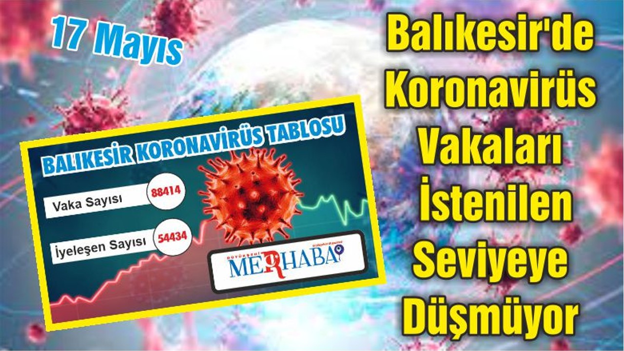 Balıkesir'de Koronavirüs Vakaları İstenilen Seviyeye Düşmüyor