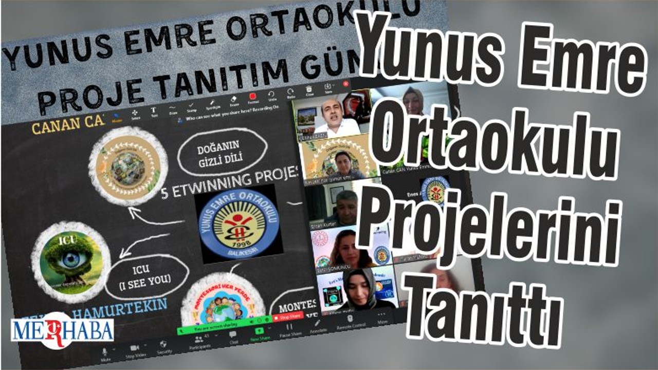 Yunus Emre Ortaokulu Projelerini Tanıttı