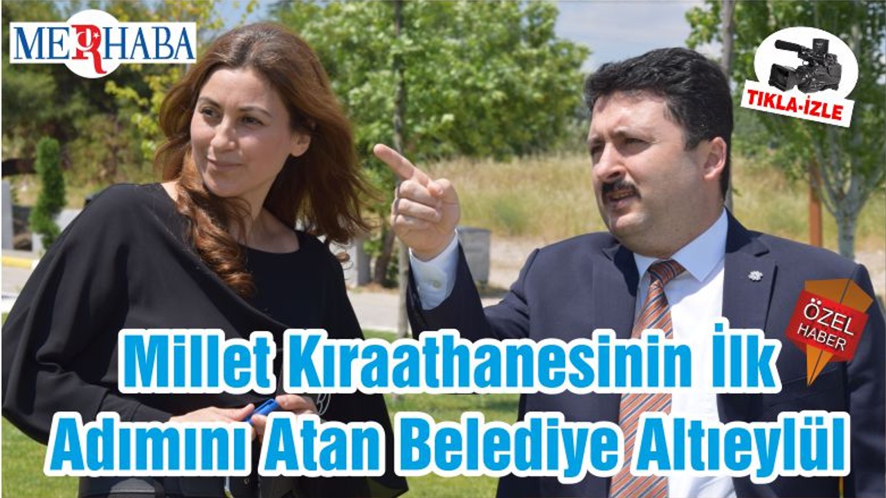 Millet Kıraathanesinin İlk Adımını Atan Belediye Altıeylül