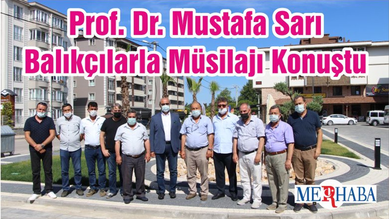 Prof. Dr. Mustafa Sarı Balıkçılarla Müsilajı Konuştu