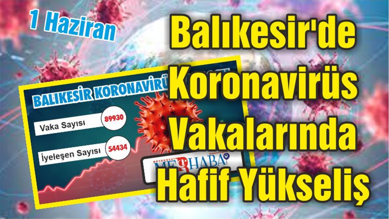 Balıkesir'de Koronavirüs Vakalarında Hafif Yükseliş