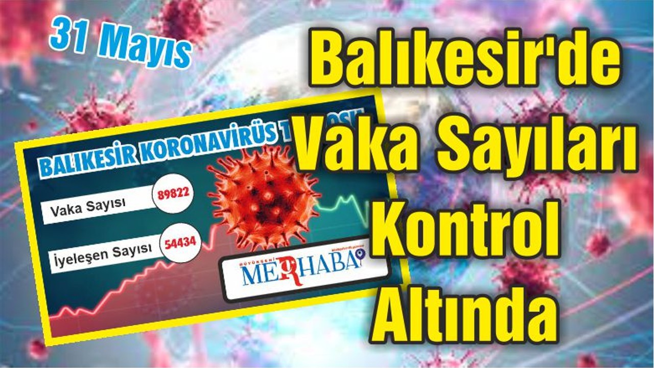 Balıkesir'de Vaka Sayıları Kontrol Altında