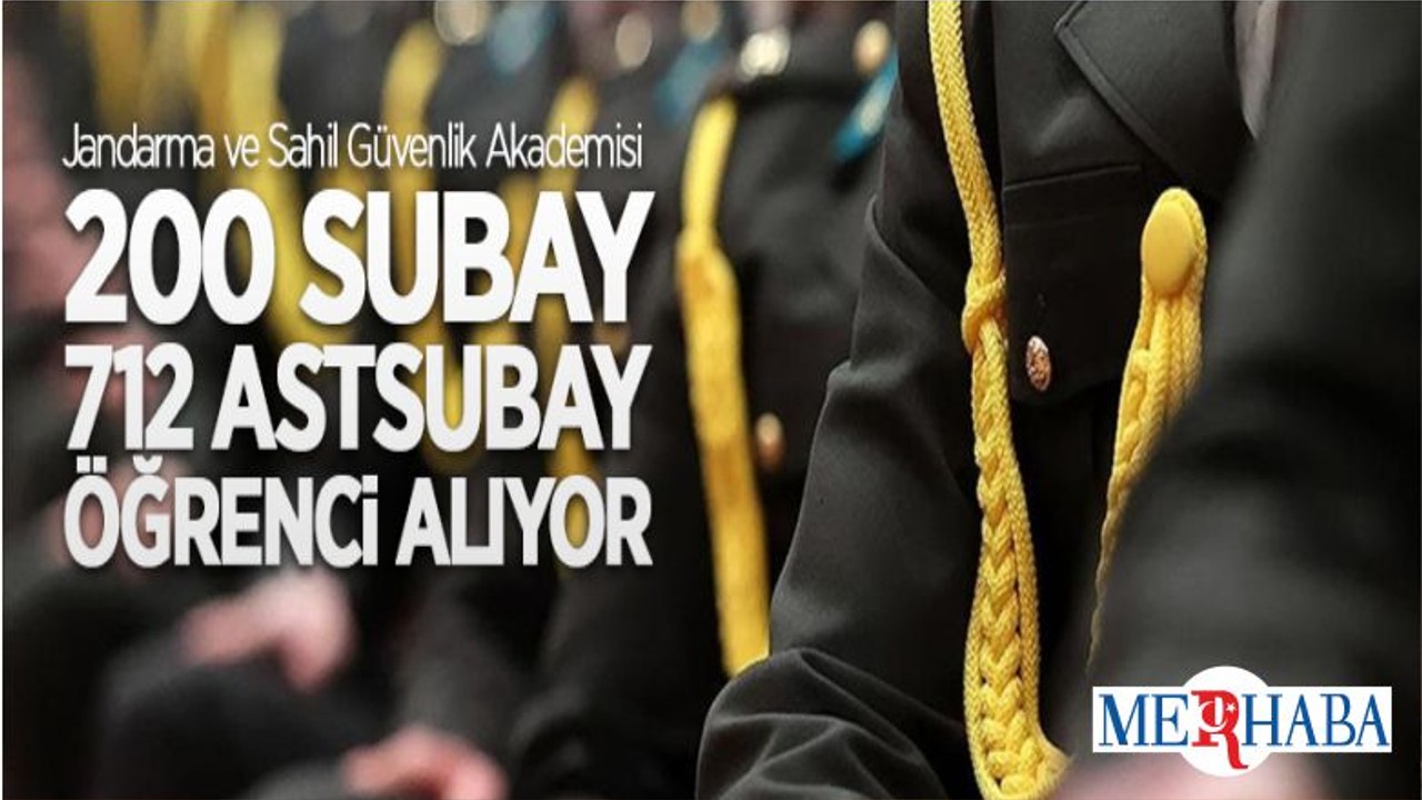 Jandarma Ve Sahil Güvenlik Akademisi 712 Astsubay Öğrenci Alıyor