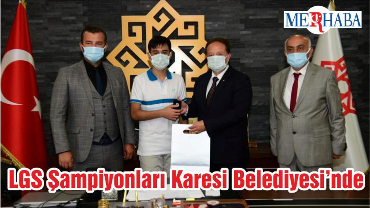 LGS Şampiyonları Karesi Belediyesi’nde