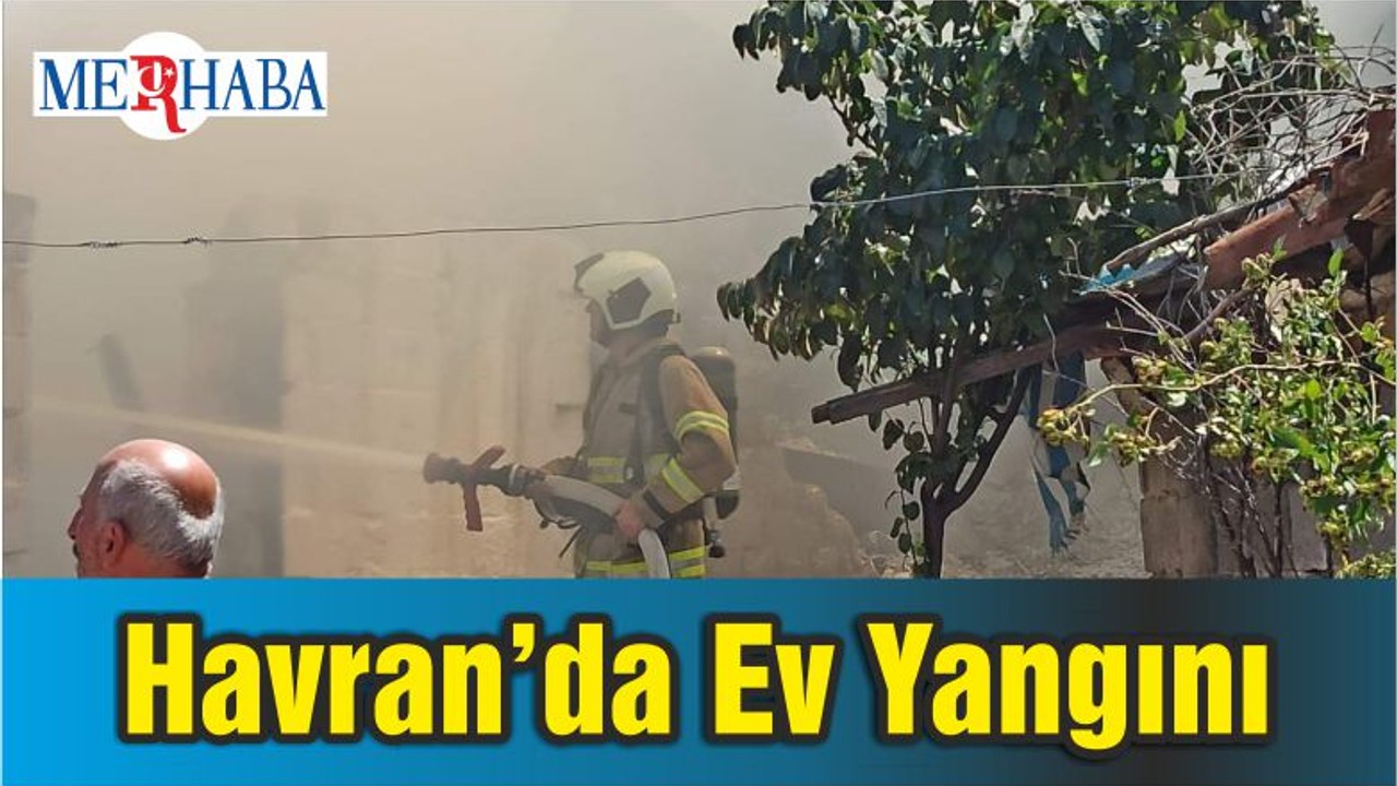 Havran’da Ev Yangını