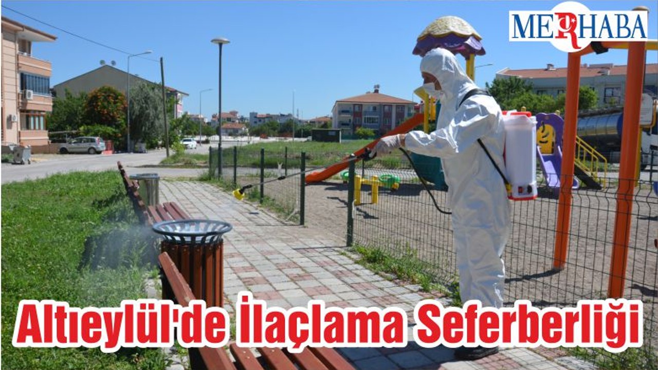 Altıeylül'de İlaçlama Seferberliği