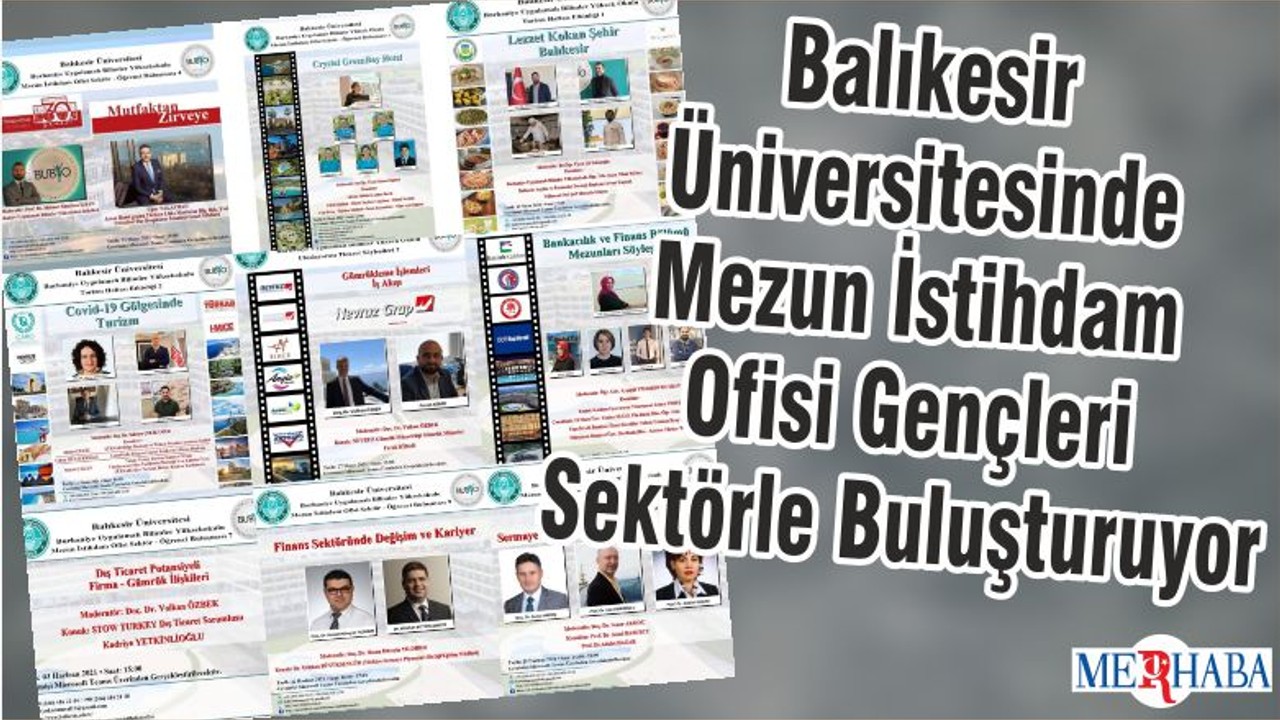 Balıkesir Üniversitesinde Mezun İstihdam Ofisi Gençleri Sektörle Buluşturuyor