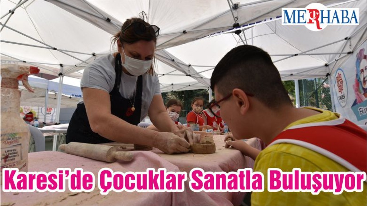 Karesi’de Çocuklar Sanatla Buluşuyor