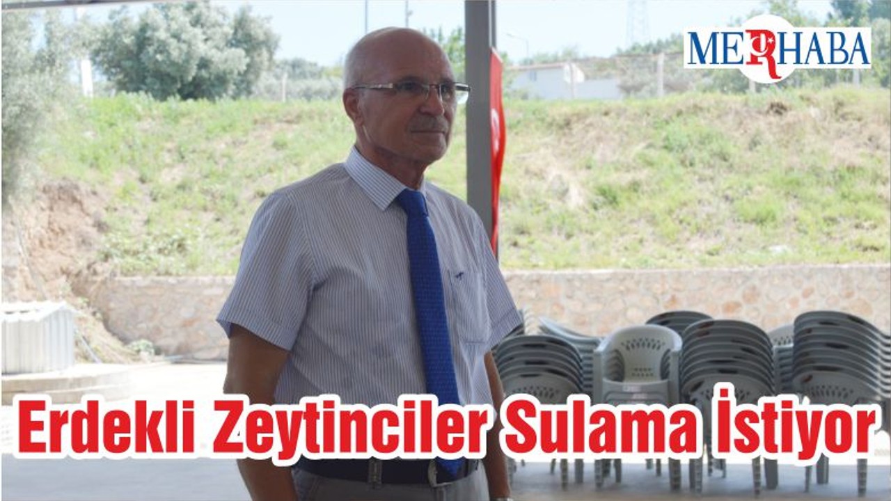 Erdekli Zeytinciler Sulama İstiyor