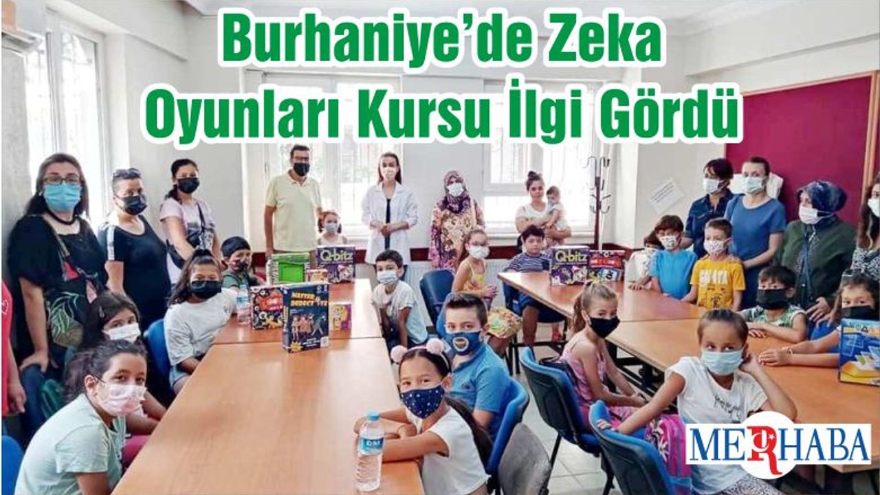 Burhaniye’de Zeka Oyunları Kursu İlgi Gördü