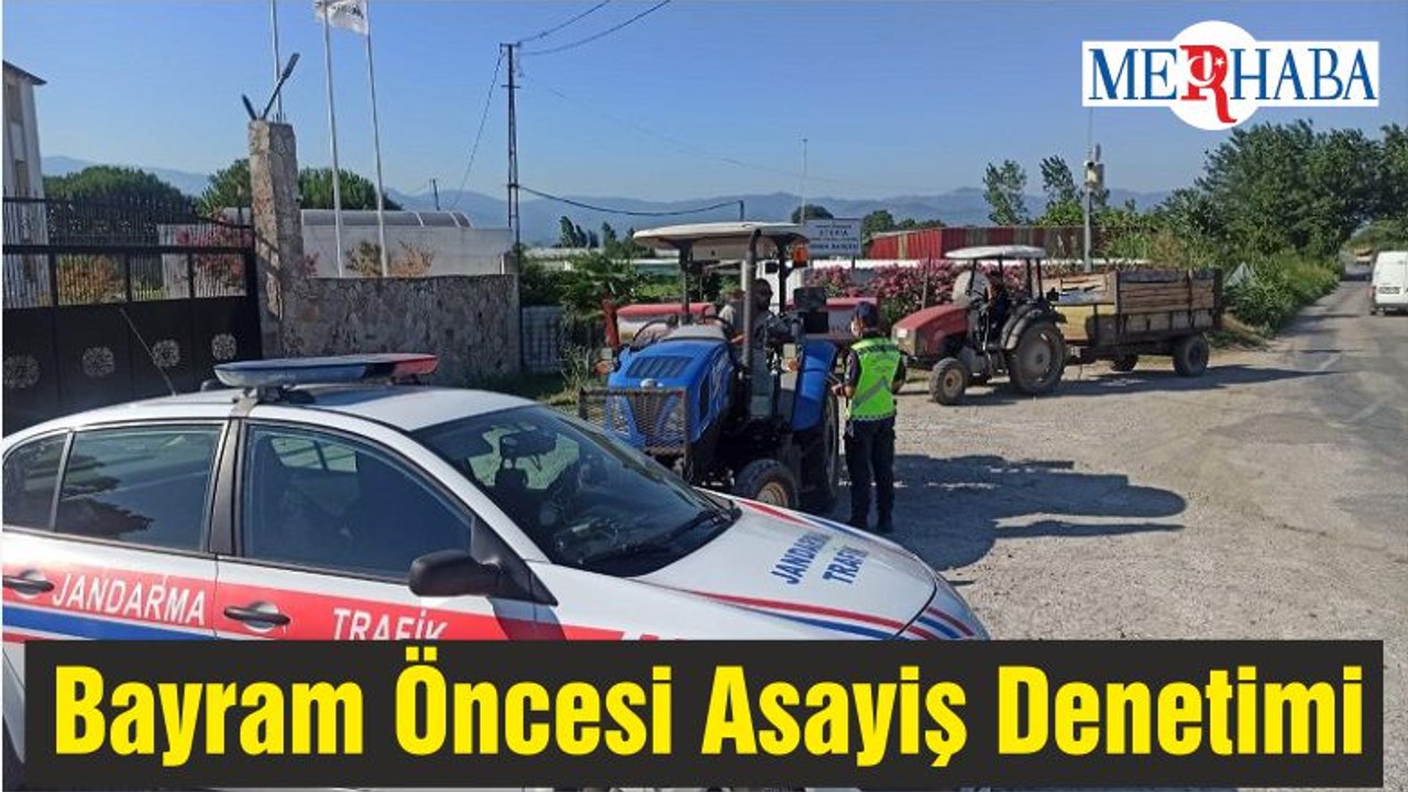 Balıkesir'de Jandarmadan Bayram Öncesi Asayiş Denetimi