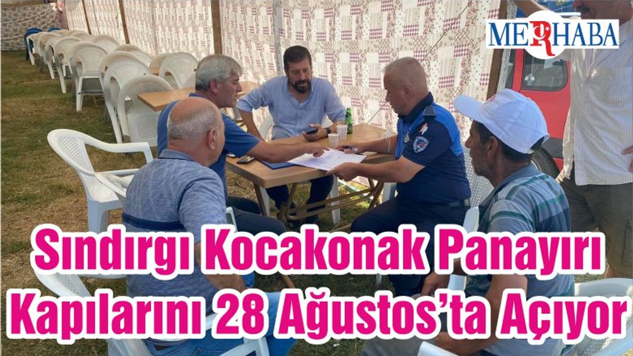 Sındırgı Kocakonak Panayırı Kapılarını 28 Ağustos’ta Açıyor