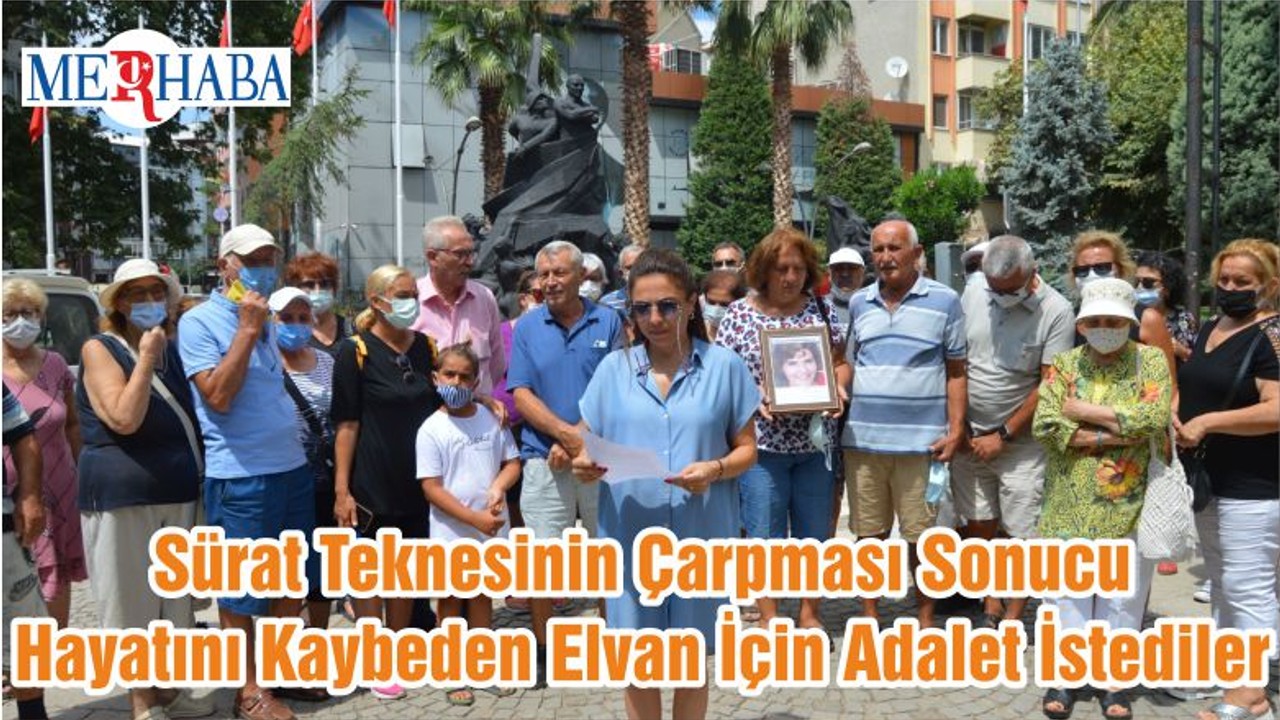 Sürat Teknesinin Çarpması Sonucu Hayatını Kaybeden Elvan İçin Adalet İstediler