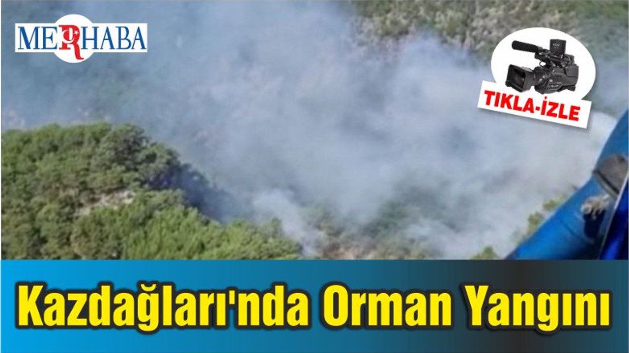 Kazdağları'nda Orman Yangını