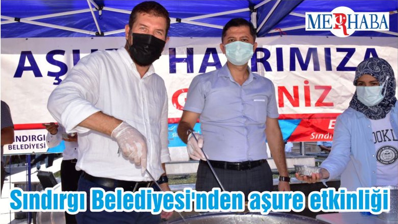 Sındırgı Belediyesi'nden aşure etkinliği