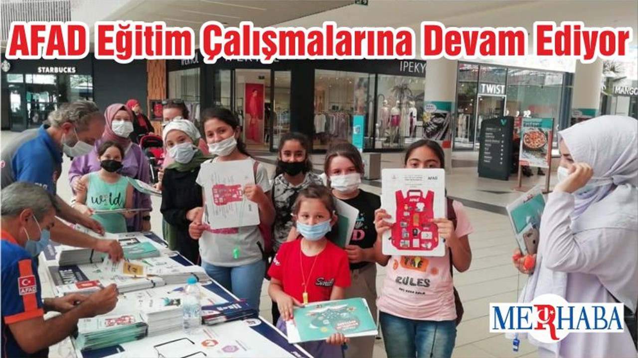 AFAD Balıkesir'de Eğitim Çalışmalarına Devam Ediyor