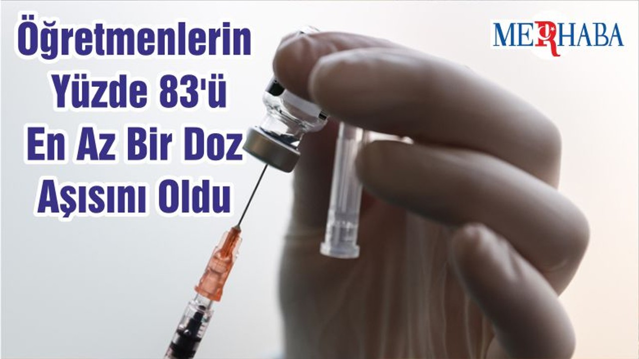 Öğretmenlerin Yüzde 83'ü En Az Bir Doz Aşısını Oldu