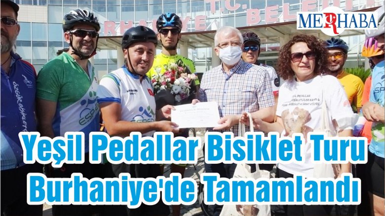 Yeşil Pedallar Bisiklet Turu Burhaniye'de Tamamlandı
