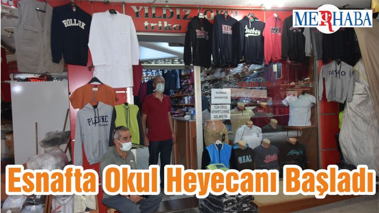Esnafta Okul Heyecanı Başladı