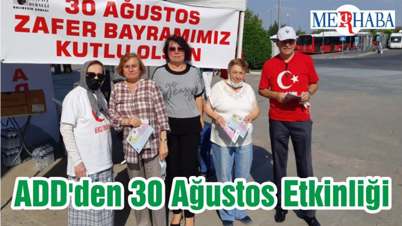 ADD'den 30 Ağustos Etkinliği