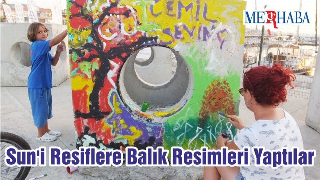 Sun'i Resiflere Balık Resimleri Yaptılar