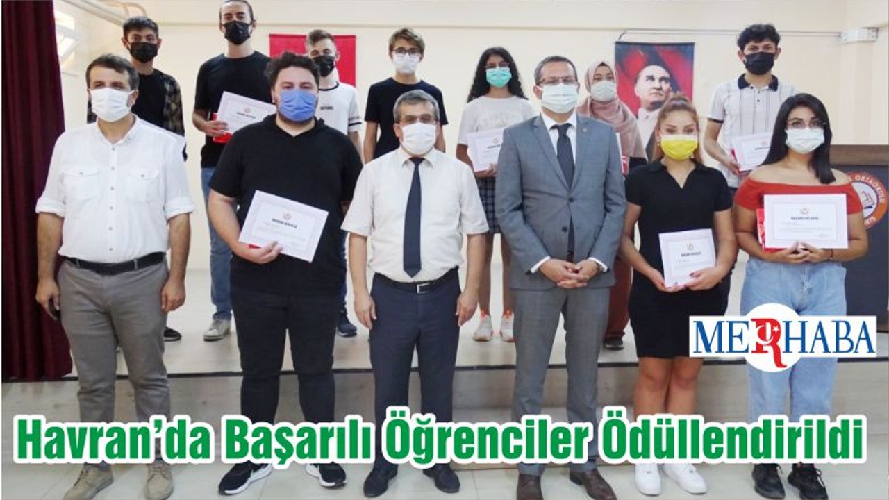 Havran’da Başarılı Öğrenciler Ödüllendirildi
