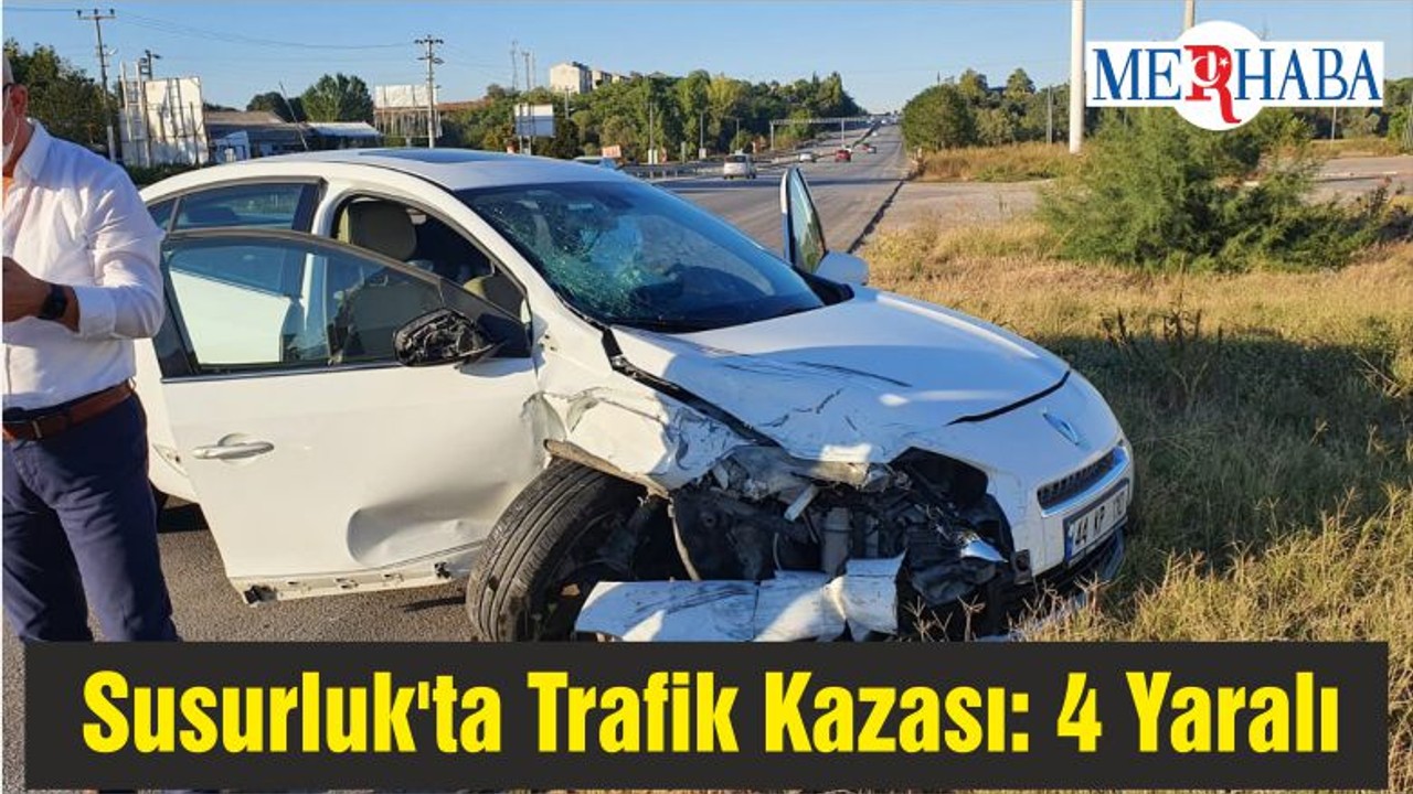 Susurluk'ta Trafik Kazası: 4 Yaralı