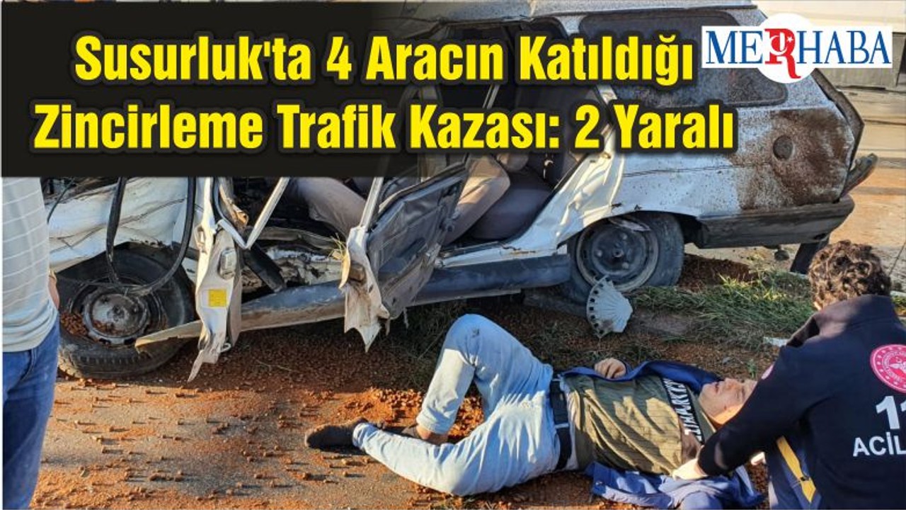Susurluk'ta 4 Aracın Katıldığı Zincirleme Trafik Kazası: 2 Yaralı