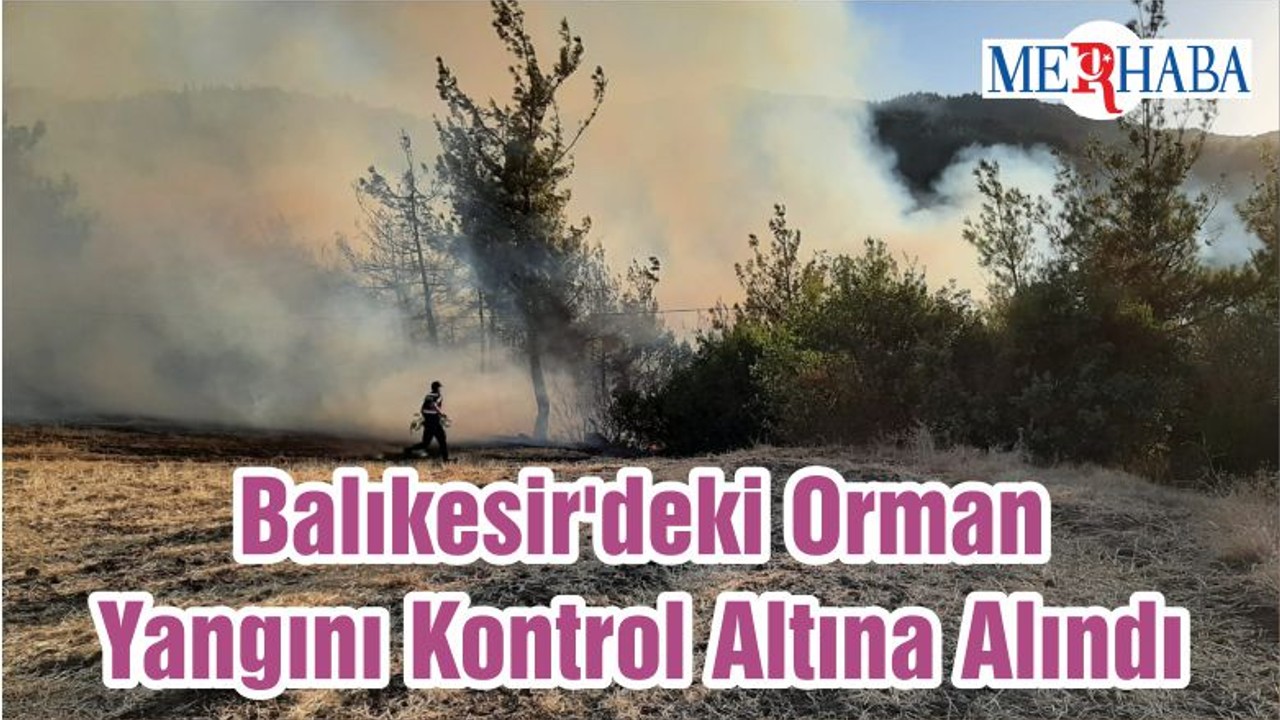 Balıkesir'deki Orman Yangını Kontrol Altına Alındı