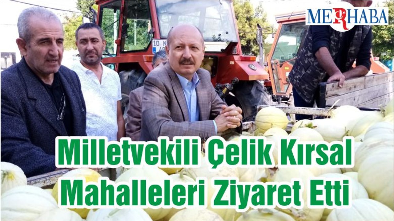 Milletvekili Çelik Kırsal Mahalleleri Ziyaret Etti
