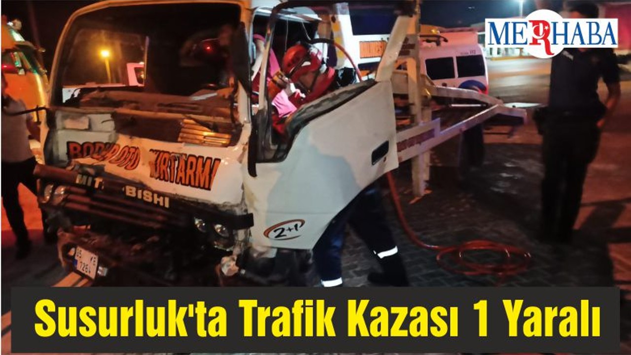 Susurluk'ta Trafik Kazası 1 Yaralı